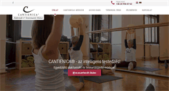 Desktop Screenshot of cantienica.hu