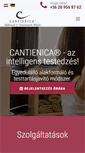 Mobile Screenshot of cantienica.hu