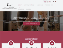 Tablet Screenshot of cantienica.hu